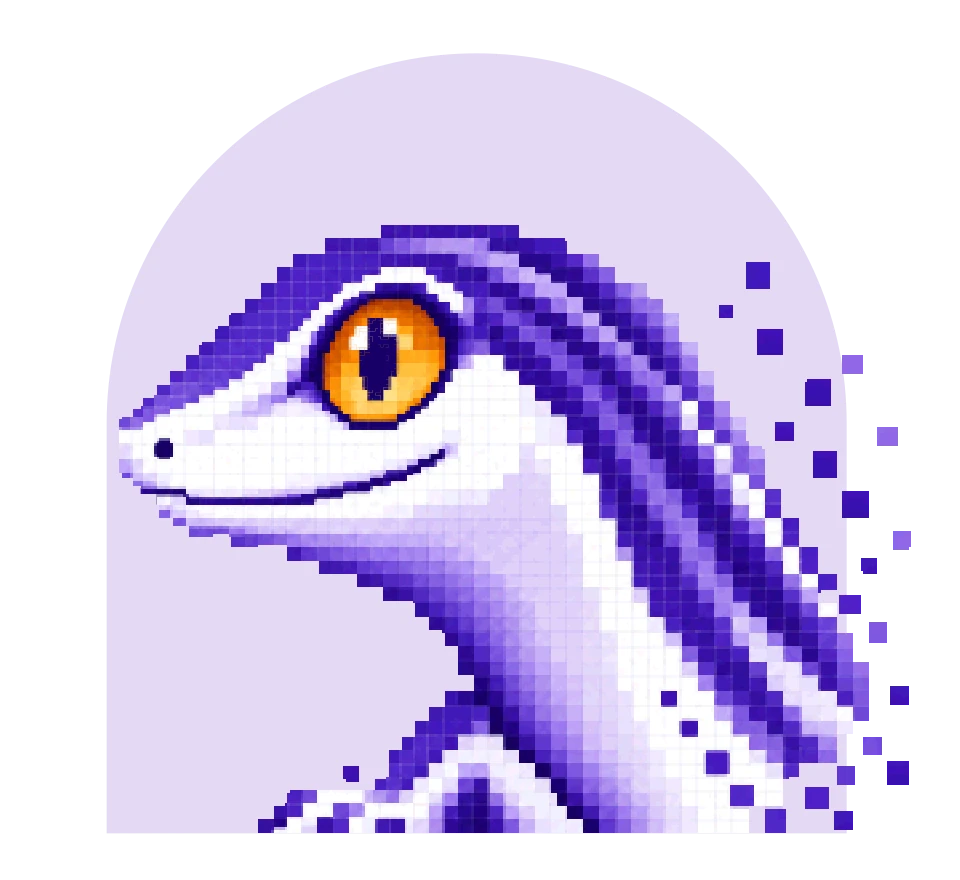 Complyzard’s pixel lizard